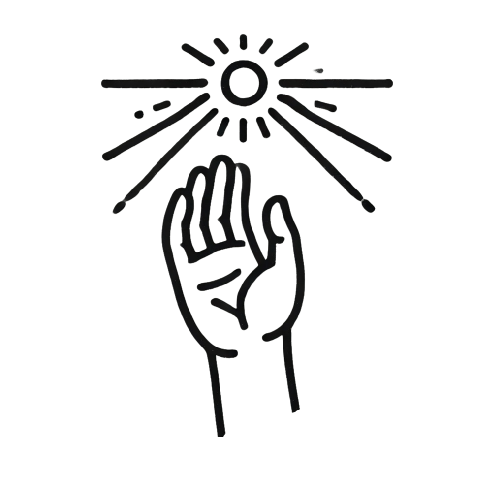 Hand Reaching Sun